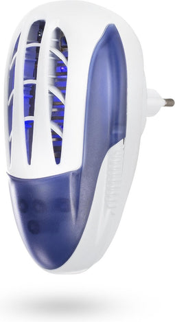 Tristar Muggenlamp IV-3701 - Plug in-systeem insectenlamp - Muggenlamp voor stopcontact – 3 UV LED lampen - incl. ingebouwd Opvangbakje - Bereik 20 m2 - Wit