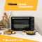 Tristar OV-3640 Convectieoven XXL – Vrijstaande Oven 60 liter – Heteluchtoven 2000 Watt - Zwart