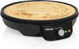 Tristar Pannenkoekenmaker BP-2637 - Crêpemaker - 30 centimeter - Regelbare thermostaat - Inclusief Accessoires - Zwart