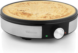 Tristar Pannenkoekenmaker BP-2638 - Crêpemaker - 30 centimeter - Regelbare Thermostaat - Inclusief accessoires - RVS
