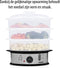 Tristar Stoomkoker VS-3914 - Food Steamer met 3 lagen - Inclusief rijstmand - Vaatwasserbestendig - BPA-vrij - 9 Liter