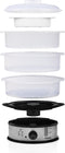Tristar Stoomkoker VS-3914 - Food Steamer met 3 lagen - Inclusief rijstmand - Vaatwasserbestendig - BPA-vrij - 9 Liter