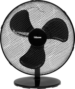 Tristar VE-5728 Tafelventilator - Diameter 40 cm - Drie verschillende luchtstroomsnelheden – Zwenkfunctie van 85 graden - Zwart
