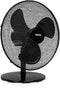Tristar VE-5728 Tafelventilator - Diameter 40 cm - Drie verschillende luchtstroomsnelheden – Zwenkfunctie van 85 graden - Zwart