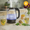 Tristar Waterkoker WK-3405 - Glazen waterkoker 1,7 liter met LED - 360° draaibaar - 2200 watt - Zwart