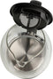 Tristar Waterkoker WK-3405 - Glazen waterkoker 1,7 liter met LED - 360° draaibaar - 2200 watt - Zwart