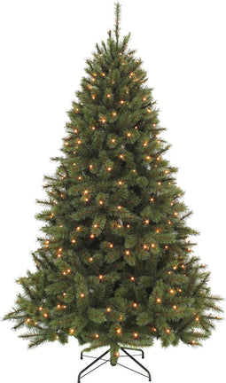 Triumph Tree Bristlecone Kunstkerstboom met LED Verlichting - H155 x Ø99 cm - Donkergroen