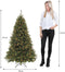Triumph Tree Bristlecone Kunstkerstboom met LED Verlichting - H155 x Ø99 cm - Donkergroen