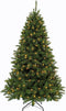 Triumph Tree Bristlecone Kunstkerstboom met LED Verlichting - H215 x Ø127 cm - Donkergroen