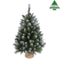 Triumph Tree Empress Kunstkerstboom in Jute - H90 x Ø71 cm - Frosted Green