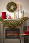 Triumph Tree Forest Frosted Christmas Wreath with LED lights - Ø45 cm - Green