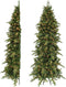 Triumph Tree halve kunstkerstboom led emerald pine maat in cm: 215 x 114 groen 176 lampjes met warmwit led - GROEN