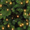Triumph Tree halve kunstkerstboom met led emerald maat in cm: 245 x 132 groen met 216 warmwitte led lampjes - GROEN
