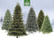Triumph Tree kunstkerstboom forest frosted - 120x99 newgrowth blue