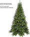 Triumph Tree - Kunstkerstboom Forest Frosted Slim - Blauw - 230cm