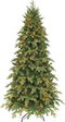 Triumph Tree Sherwood Kunstkerstboom Slim met LED Verlichting - H120 x Ø74 cm - Groen
