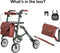 Trive rollator ultra compact Green (inclusief 3 accessoires)