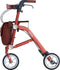 Trive rollator ultra compact Terracotta (inclusief 4 accessoires)