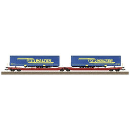 TRIX H0 24470 H0 scharnier zakwagen Sdggmrss 738 van de DB AG