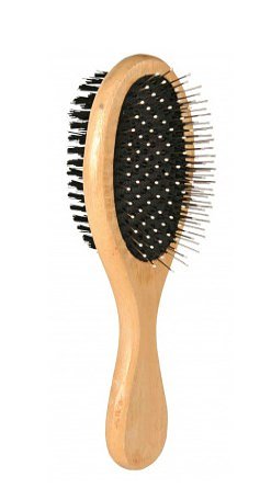 TRIXIE 2321 Black, Wood Dog Comb