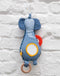 Trixie activiteitenspeeltje Mrs. Elephant - Babyspeelgoed - Kraamcadeau - Voel-en grijpspeelgoed - Olifant - Blauw