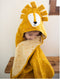 Trixie Badcape - Mr. Lion - 75x75cm - 100% Biologisch Katoen - Hooded Towel - Handig formaat