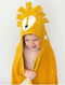 Trixie Badcape - Mr. Lion - 75x75cm - 100% Biologisch Katoen - Hooded Towel - Handig formaat