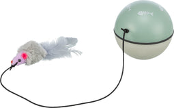 Trixie bal turbinio met motor en muis Mintgroen 9x9x9 cm