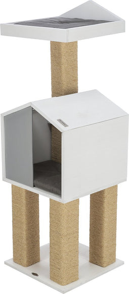 Trixie Be Nordic - Krabpaal Jonte - Grijs / Wit - 115 cm
