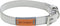 Trixie - Be Nordic Leren halsband Lichtgrijs - L