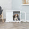 Trixie bench home kennel hond / kat wit - 73X53X53 CM