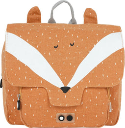Trixie Boekentas - Mr. Fox - Schooltas voor Kind - School tas Waterafstotend - Voor Jongens en Meisjes - Rugtas voor Basisschool - Oranje