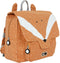 Trixie Boekentas - Mr. Fox - Schooltas voor Kind - School tas Waterafstotend - Voor Jongens en Meisjes - Rugtas voor Basisschool - Oranje