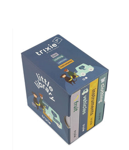Trixie Boekje Kleine Bibliotheek | Kleding, Fruit, Voertuigen, Instrumenten *