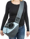 Trixie Buikdrager Sling Draagtas Hond - Lichtgrijs Blauw - 50 x 18 x 25 cm < 5kg
