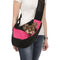 Trixie Buikdrager Sling Draagtas Roze/Zwart - 50 x 18 x 25 cm