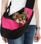 Trixie Buikdrager Sling Draagtas Roze/Zwart - 50 x 18 x 25 cm