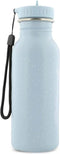 Trixie Drinkfles - Mr. Alpaca - RVS Waterfles voor kinderen - 500ml - Lekvrije Fles - Blauw