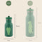 Trixie Drinkfles - Mr. Crocodile - RVS Waterfles voor kinderen - 350ml - Lekvrije Fles - Groen