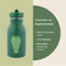 Trixie Drinkfles - Mr. Crocodile - RVS Waterfles voor kinderen - 350ml - Lekvrije Fles - Groen
