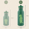 Trixie Drinkfles - Mr. Crocodile - RVS Waterfles voor kinderen - 500ml - Lekvrije Fles - Groen