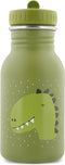 Trixie Drinkfles - Mr. Dino - RVS Waterfles voor kinderen - 350ml - Lekvrije Fles - Groen