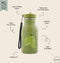 Trixie Drinkfles - Mr. Dino - RVS Waterfles voor kinderen - 350ml - Lekvrije Fles - Groen