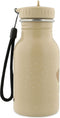Trixie Drinkfles - Mr. Dog - RVS Waterfles voor kinderen - 350ml - Lekvrije Fles - Beige