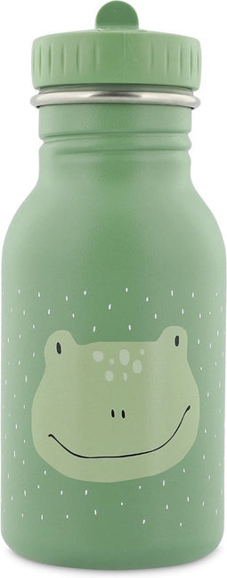 Trixie Drinkfles - Mr. Frog - RVS Waterfles voor kinderen - 350ml - Lekvrije Fles - Groen