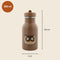 Trixie Drinkfles - Mr. Owl - RVS Waterfles voor kinderen - 350ml - Lekvrije Fles - Bruin