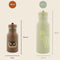 Trixie Drinkfles - Mr. Owl - RVS Waterfles voor kinderen - 350ml - Lekvrije Fles - Bruin