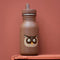 Trixie Drinkfles - Mr. Owl - RVS Waterfles voor kinderen - 350ml - Lekvrije Fles - Bruin
