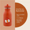 Trixie Drinkfles - Mr. Parrot - RVS Waterfles voor kinderen - 350ml - Lekvrije Fles - Rood
