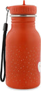 Trixie Drinkfles - Mr. Parrot - RVS Waterfles voor kinderen - 350ml - Lekvrije Fles - Rood